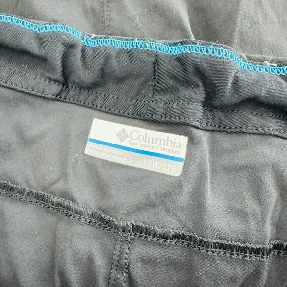 Columbia Black Straight Leg Hiking Pant Womens Size 20W - Picture 6 of 8